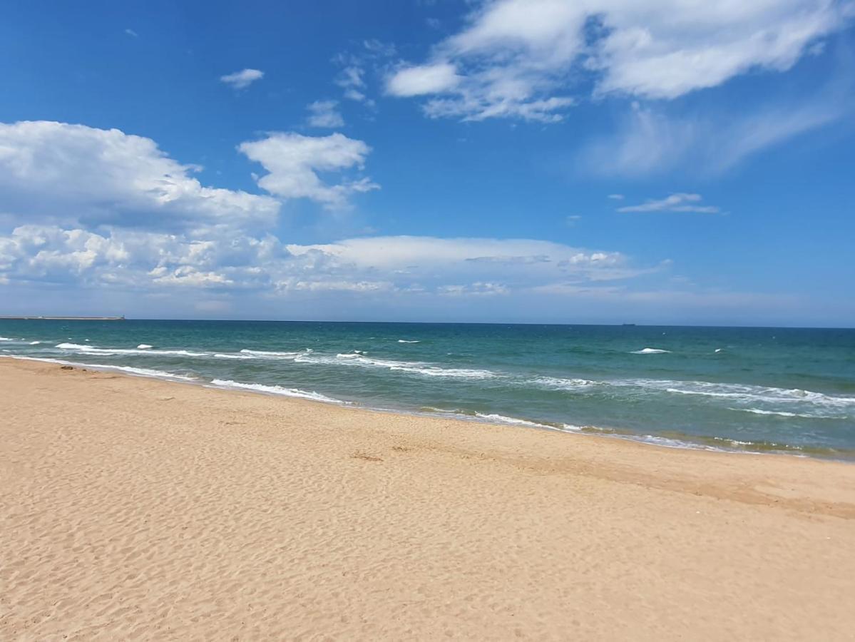 Apartamento Con Gran Terraza, Piscina Y Con Vistas Al Mar, A Solo 50 M De La Playa Daimus Exteriér fotografie